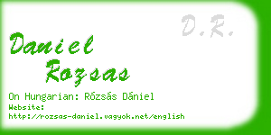 daniel rozsas business card